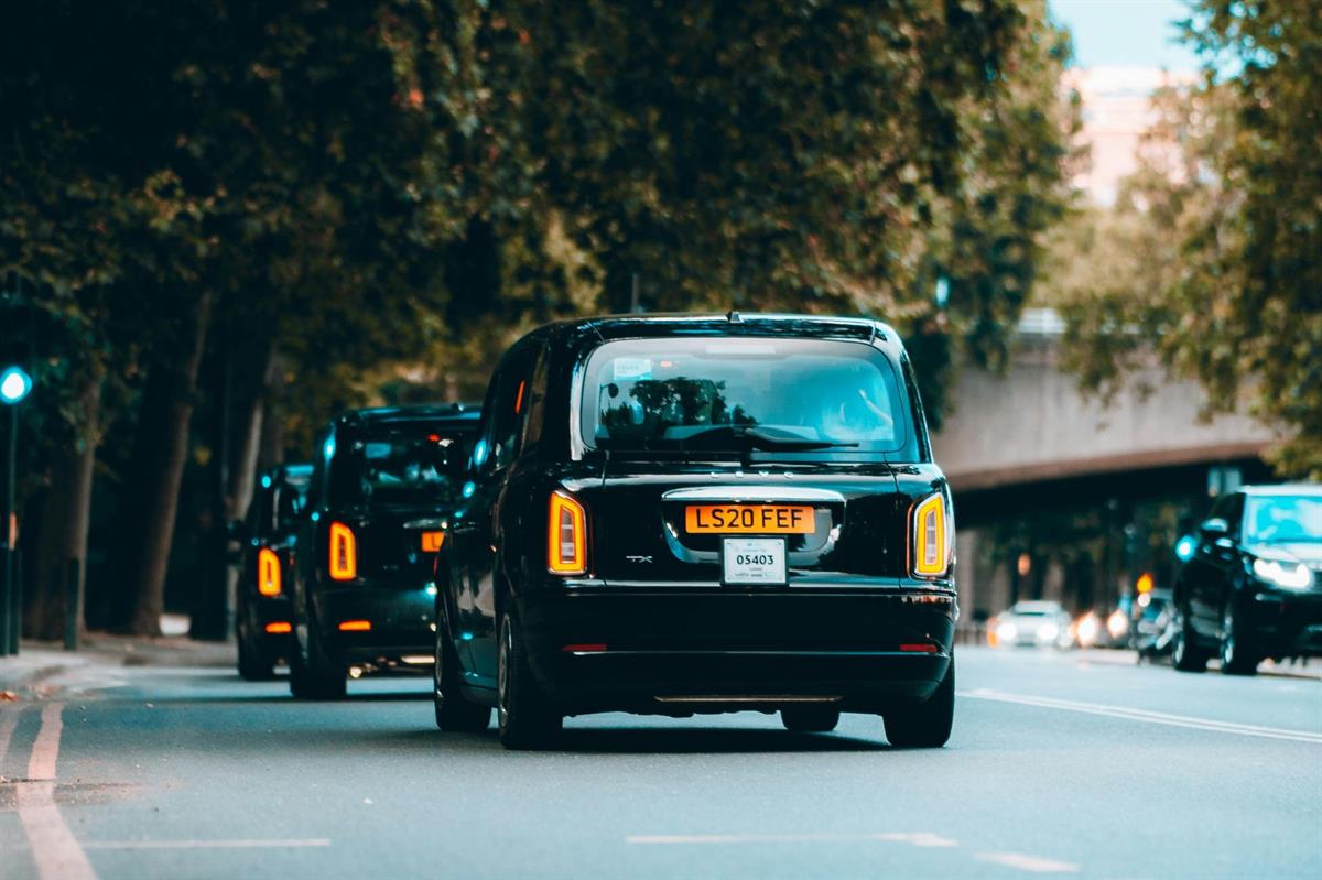 Electric taxi insurance provides protection for EV vehicles on London's roads.