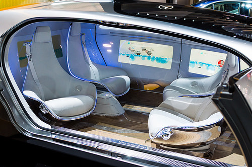 mercedes benz driverless car