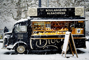 Van Trading at Christmas Markets 