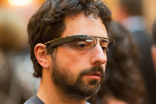 google glass sergey brin